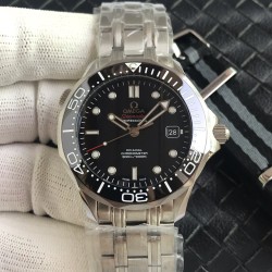 OMEGA - Seamaster 300m 42mm SS/SS Black Dial URF A8800
