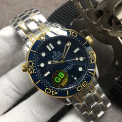 OMEGA - Seamaster 300m 42mm SS/YG/SS Blue Dial GBF A8800
