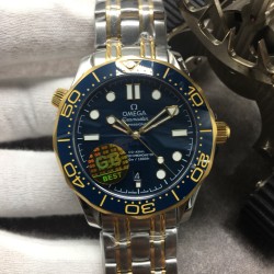 OMEGA - Seamaster 300m 42mm SS/YG/SS Blue Dial GBF A8800