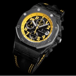 Royal Oak Offshore 26176FO 42mm SS/RU Black Dial TKF A7750