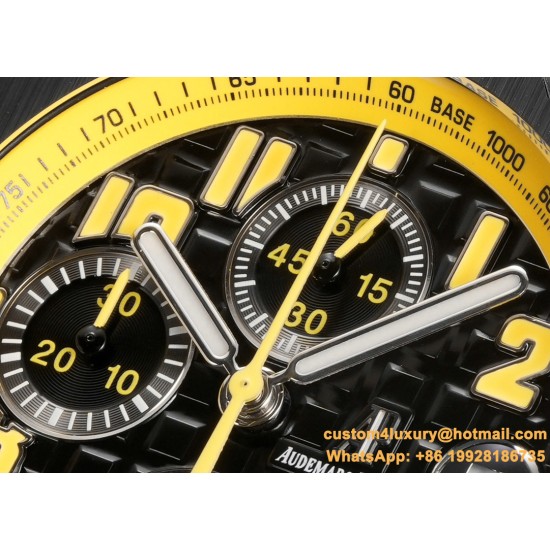 Royal Oak Offshore 26176FO 42mm SS/RU Black Dial TKF A7750