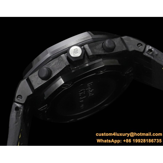 Royal Oak Offshore 26176FO 42mm SS/RU Black Dial TKF A7750