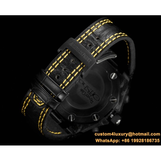 Royal Oak Offshore 26176FO 42mm SS/RU Black Dial TKF A7750