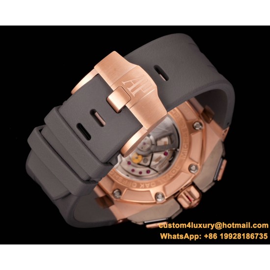 Royal Oak Offshore 26401RO 44mm RG/RU Black Dial TKF A7750