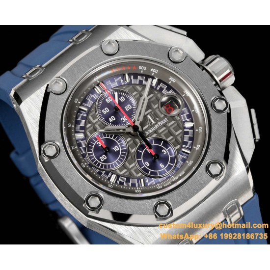 Royal Oak Offshore Schumacher 44mm SS/RU Grey Dial TKF A3126