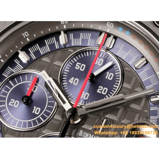 Royal Oak Offshore Schumacher 44mm SS/RU Grey Dial TKF A3126