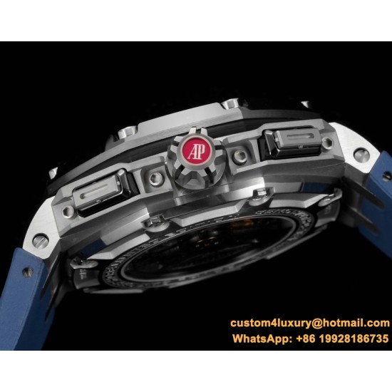Royal Oak Offshore Schumacher 44mm SS/RU Grey Dial TKF A3126