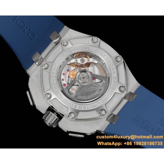 Royal Oak Offshore Schumacher 44mm SS/RU Grey Dial TKF A3126