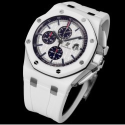 Royal Oak Offshore 44mm Ceramic/RU White/Stk TKF A3126