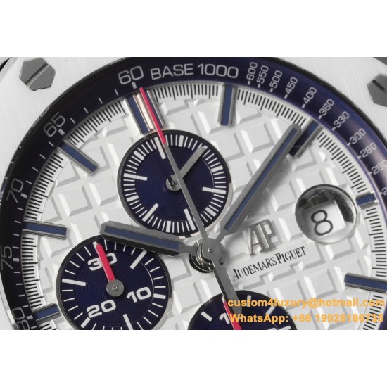 Royal Oak Offshore 44mm Ceramic/RU White/Stk TKF A3126