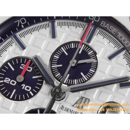 Royal Oak Offshore 44mm Ceramic/RU White/Stk TKF A3126