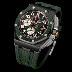 Royal Oak Offshore 26405CE 44mm SS/RU Green Dial TKF A7750