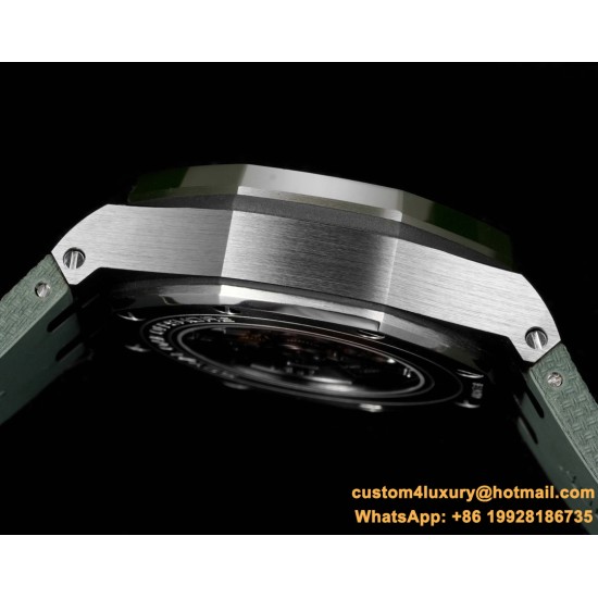 Royal Oak Offshore 26405CE 44mm SS/RU Green Dial TKF A7750