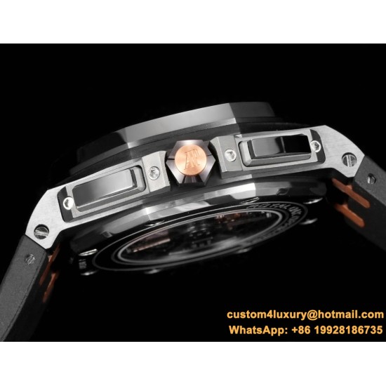 Royal Oak Offshore 26405CE 44mm RG Cer/RU Black Dial TKF A7750