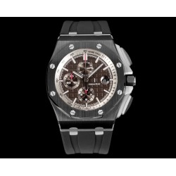 Royal Oak Offshore 26405CE 44mm Cer/RU Brown Dial TKF A7750
