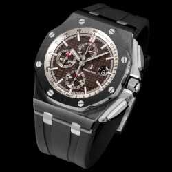 Royal Oak Offshore 26405CE 44mm Cer/RU Brown Dial TKF A7750