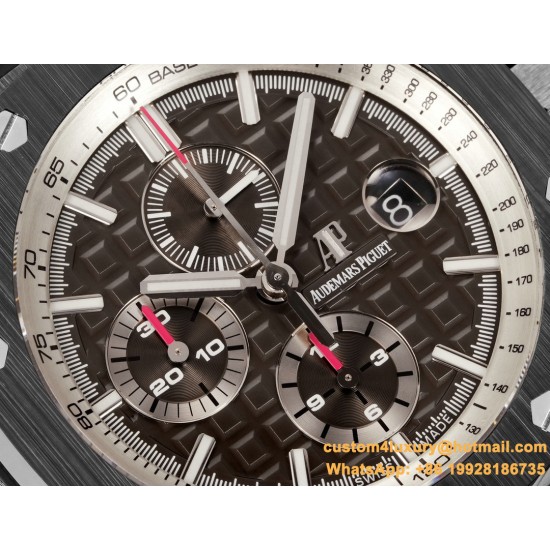 Royal Oak Offshore 26405CE 44mm Cer/RU Brown Dial TKF A7750