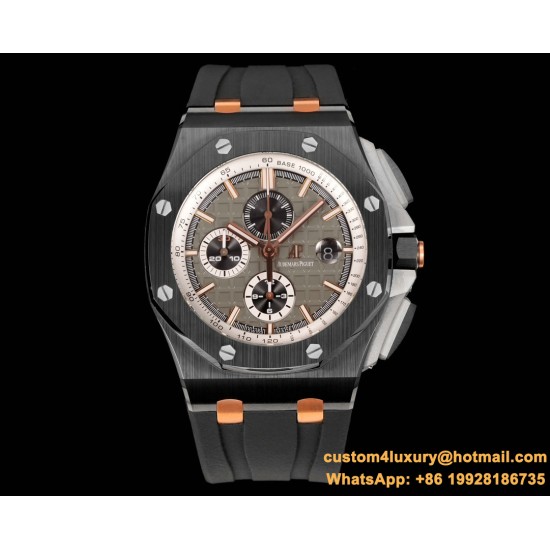 Royal Oak Offshore 26405CE 44mm Cer/RU Brown Dial TKF A7750