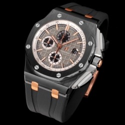 Royal Oak Offshore 26405CE 44mm Cer/RU Brown Dial TKF A7750