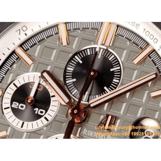 Royal Oak Offshore 26405CE 44mm Cer/RU Brown Dial TKF A7750