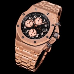 Royal Oak Offshore 26470OR 42mm RG/RG Black Dial TKF A7750
