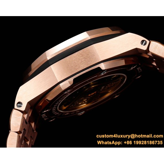 Royal Oak Offshore 26470OR 42mm RG/RG Black Dial TKF A7750