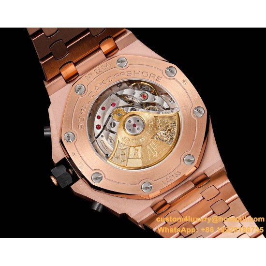 Royal Oak Offshore 26470OR 42mm RG/RG Black Dial TKF A7750