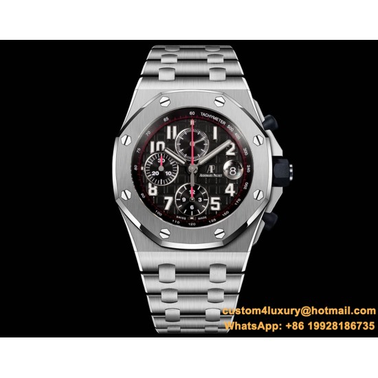 Royal Oak Offshore 26170ST 42mm SS/SS Black Dial TKF A7750