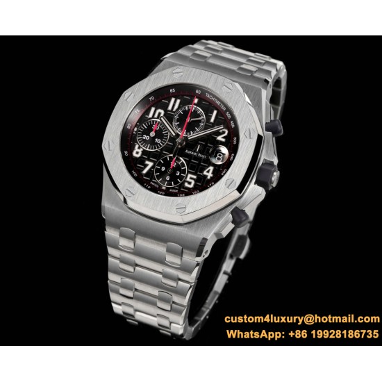 Royal Oak Offshore 26170ST 42mm SS/SS Black Dial TKF A7750