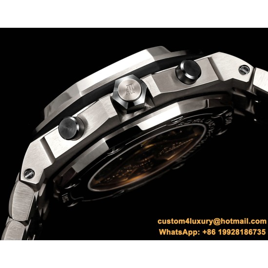 Royal Oak Offshore 26170ST 42mm SS/SS Black Dial TKF A7750