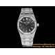 Royal Oak Ladies 67651 33mm Dia SS/SS Black TKF Swiss Qtz