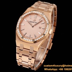 Royal Oak Ladies 67651 33mm Dia RG/RG Rose Gold TKF Swiss Qtz