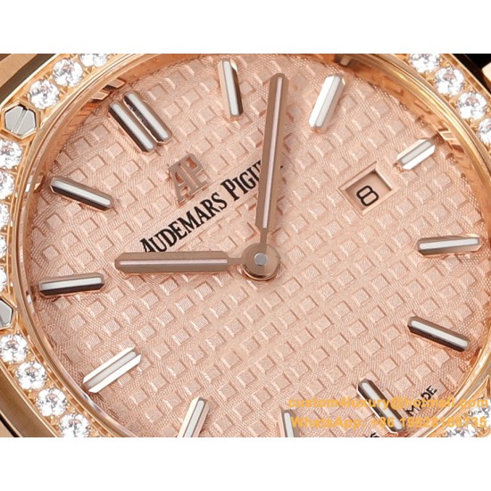 Royal Oak Ladies 67651 33mm Dia RG/RG Rose Gold TKF Swiss Qtz
