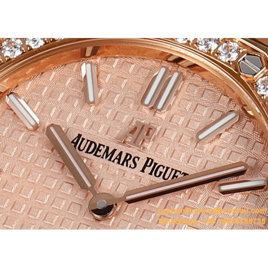 Royal Oak Ladies 67651 33mm Dia RG/RG Rose Gold TKF Swiss Qtz