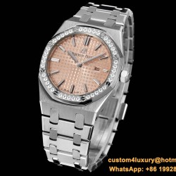 Royal Oak Ladies 67651 33mm Dia SS/SS Rose gold TKF Swiss Qtz