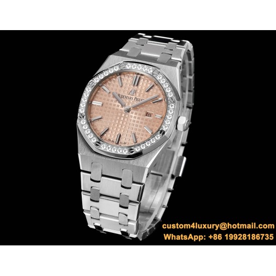 Royal Oak Ladies 67651 33mm Dia SS/SS Rose gold TKF Swiss Qtz