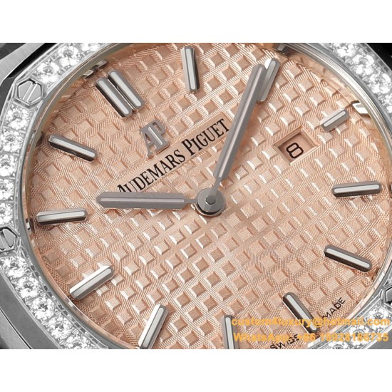 Royal Oak Ladies 67651 33mm Dia SS/SS Rose gold TKF Swiss Qtz