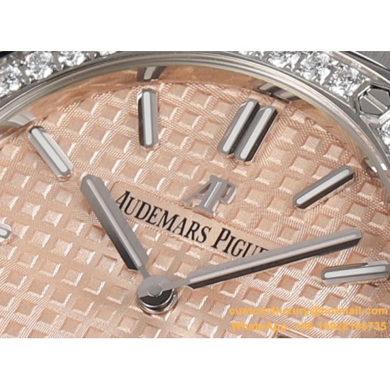 Royal Oak Ladies 67651 33mm Dia SS/SS Rose gold TKF Swiss Qtz