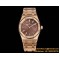 Royal Oak Ladies 67651 33mm Dia RG/RG Brown TKF Swiss Qtz