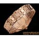 Royal Oak Ladies 67651 33mm Dia RG/RG Brown TKF Swiss Qtz