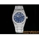Royal Oak Ladies 67650 33mm SS/SS Blue TKF Swiss Qtz