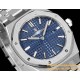 Royal Oak Ladies 67650 33mm SS/SS Blue TKF Swiss Qtz