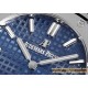 Royal Oak Ladies 67650 33mm SS/SS Blue TKF Swiss Qtz