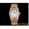 Royal Oak Ladies 67651 33mm Dia RG/RG White TKF Swiss Qtz