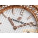 Royal Oak Ladies 67651 33mm Dia RG/RG White TKF Swiss Qtz