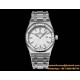 Royal Oak Ladies 67651 33mm Dia SS/SS White TKF Swiss Qtz
