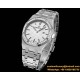 Royal Oak Ladies 67651 33mm Dia SS/SS White TKF Swiss Qtz