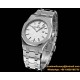 Royal Oak Ladies 67650 33mm SS/SS White TKF Swiss Qtz