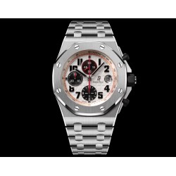 Royal Oak Offshore 26170ST 42mm SS/SS White Dial TKF A7750