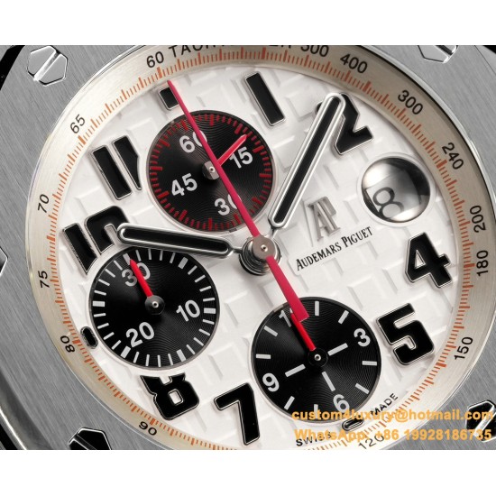 Royal Oak Offshore 26170ST 42mm SS/SS White Dial TKF A7750